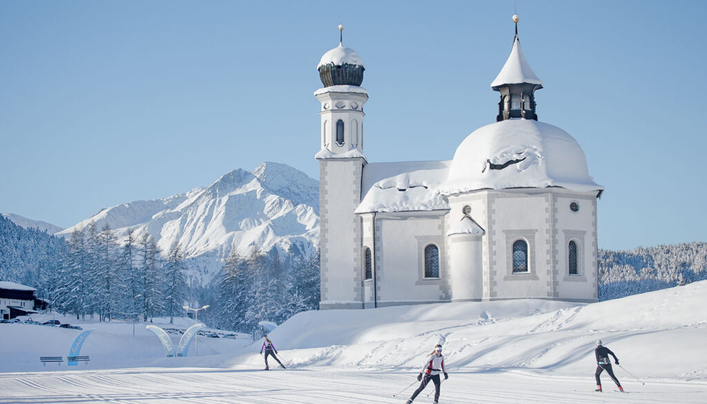 Cross County Skiing in Seefeld