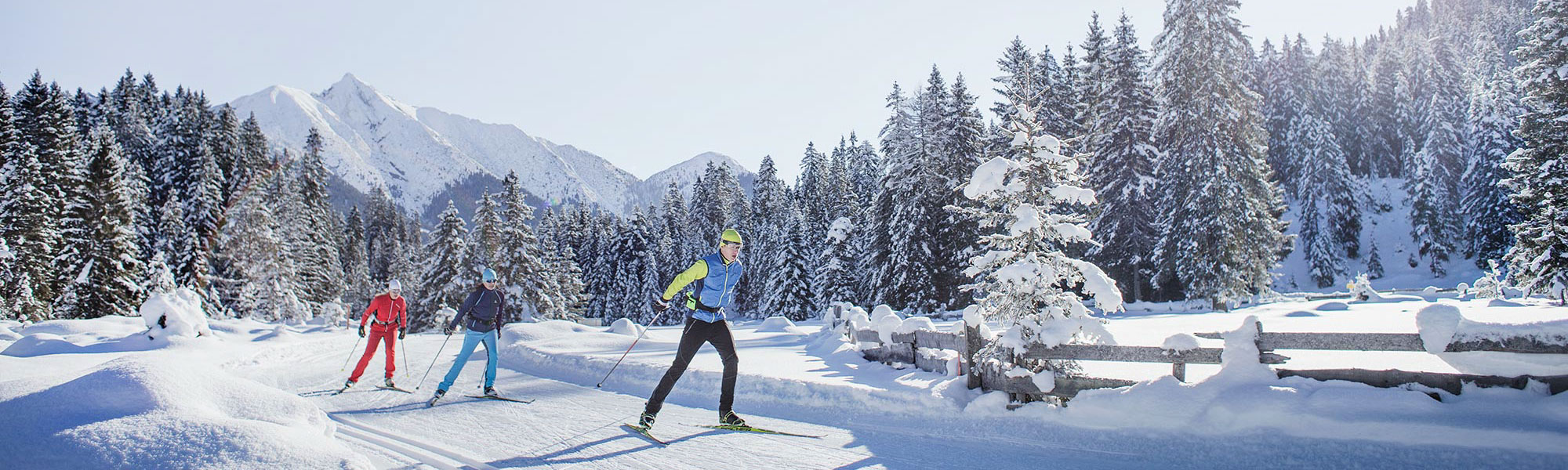 Cross-country skiing in Seefeld