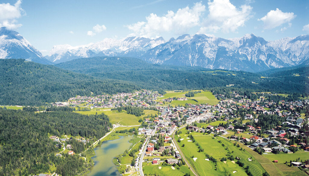 Seefeld von oben